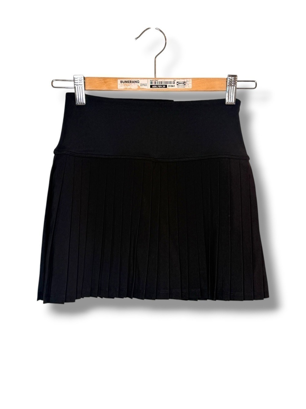 Victoria's Secret PINK Black Pleated Athletic Skort Extra Small